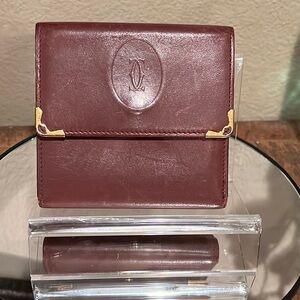 Cartier Kiss lock Wallet, vintage, authentic
